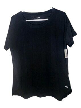 Amazon Essentials Women Black Active T-Shirt Large